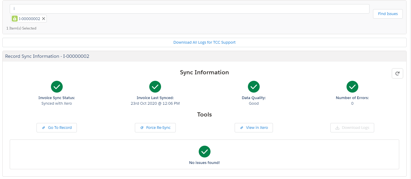 Tools Self Diagnosis Tool